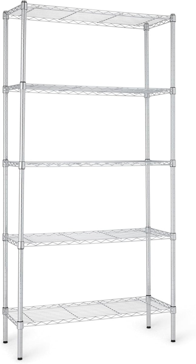 Amazon Basics Adjustable Wire Rack Shelving Organizer