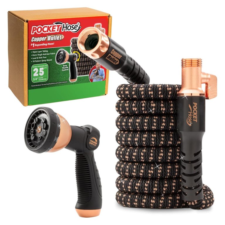 Best of the Test Outdoor Equipment Pocket Hose Copper Bullet Expandable Garden Hose