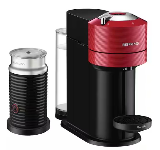 Breville Vertuo Next Coffee & Espresso Machine + Milk Frother on a white background