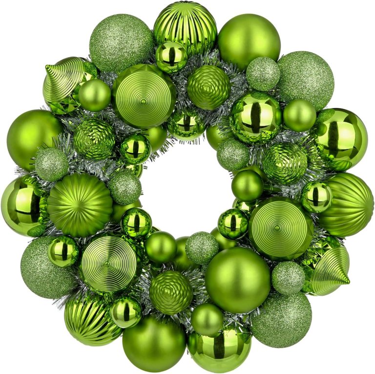 Create a Vintage Christmas for Less: Christmas Ball Wreath