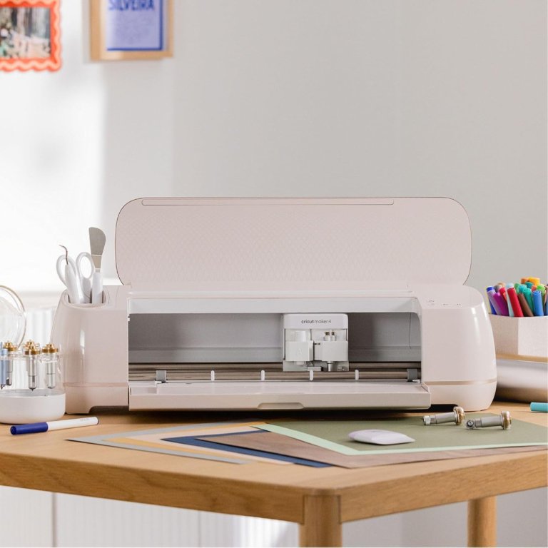 Cricut Maker 4 Machine with Vinyl and Iron-On Bundle