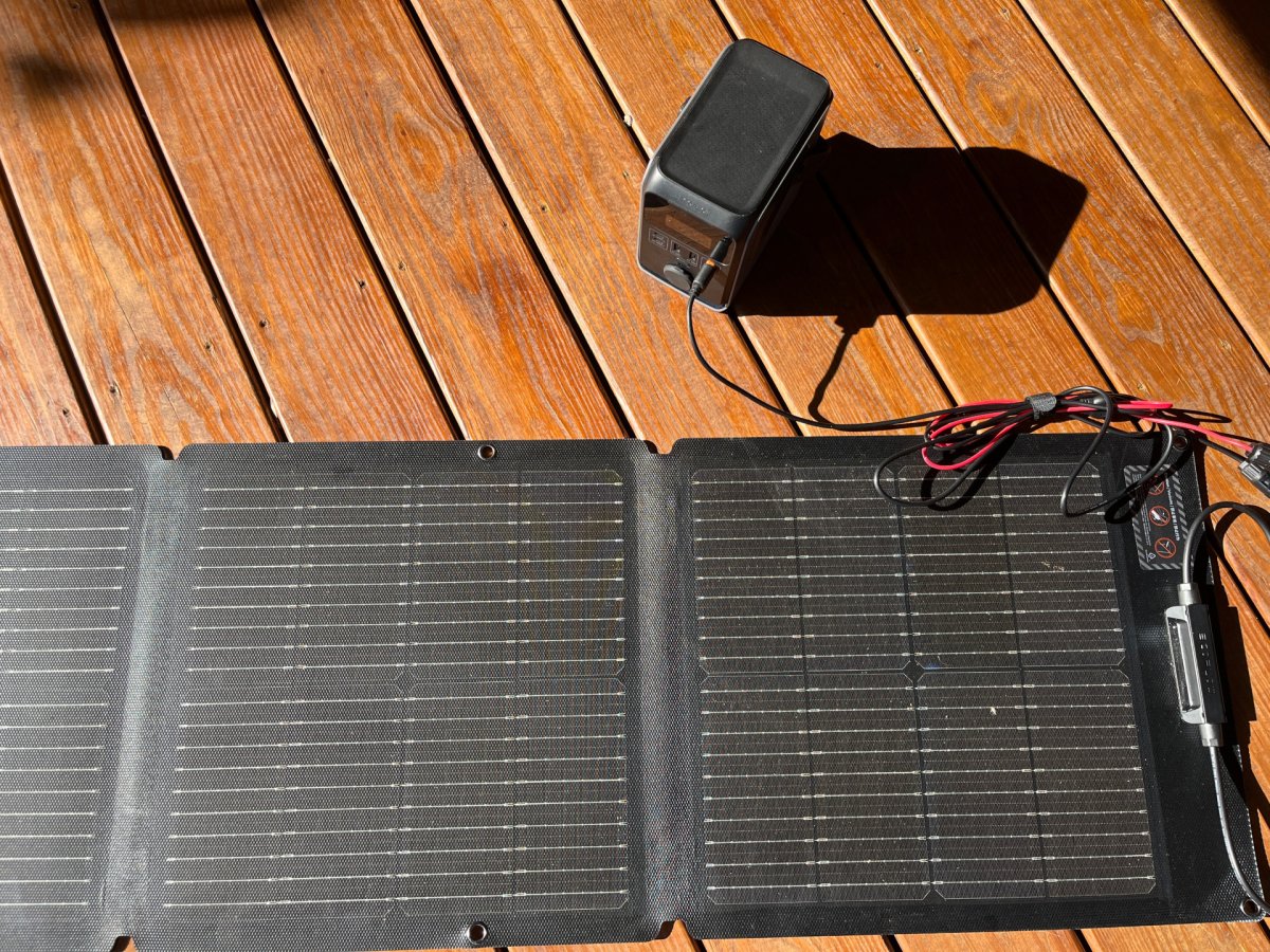 EcoFlow Trail 300 connected outside