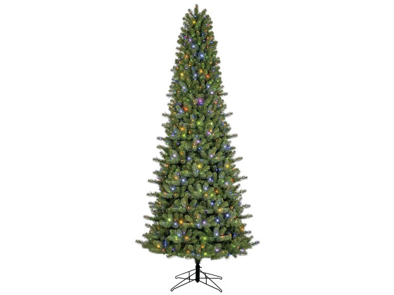 GE 9-ft Colorado spruce Pre-lit Artificial Christmas Tree