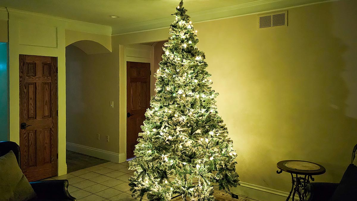 Govee Sparkle Lights on traditional white