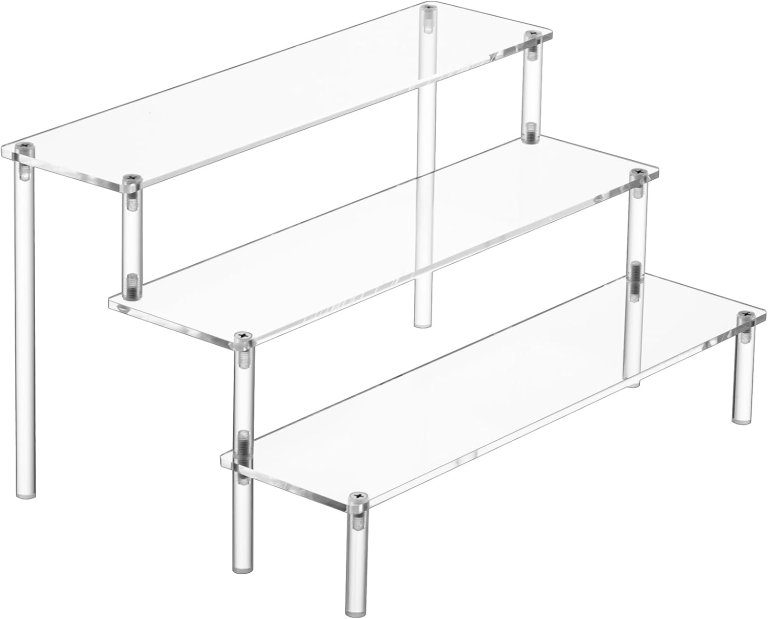HENABLE Acrylic Display Risers on a white background