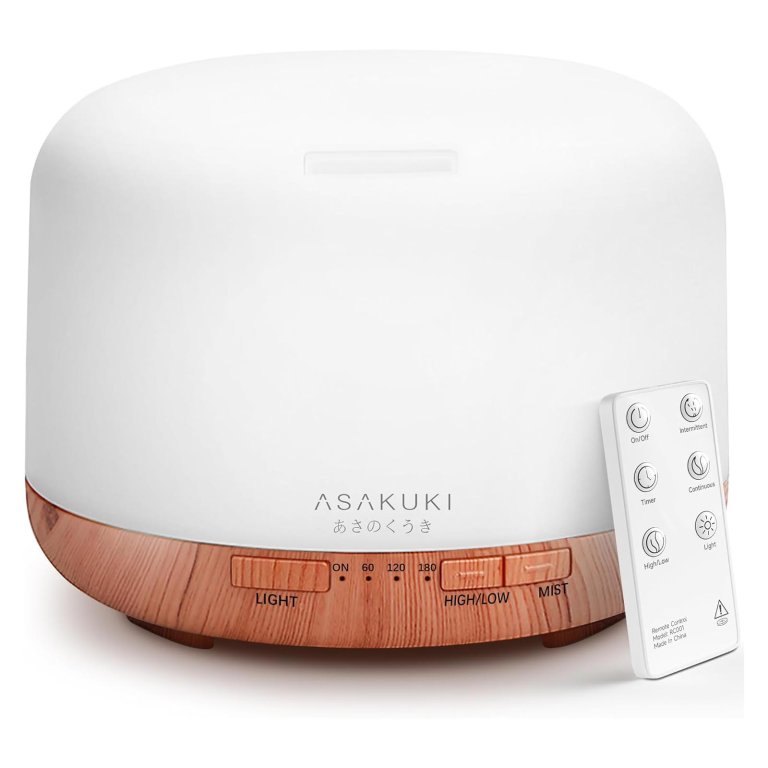 Humidifier Deals Roundup ASAKUKI 500ml Essential Oil Diffuser & Ultrasonic Humidifier
