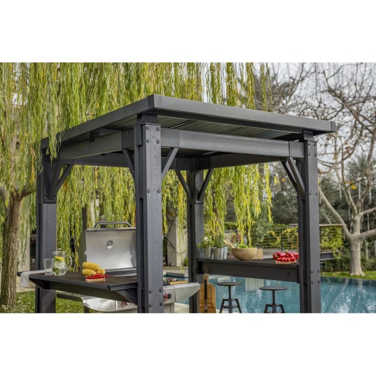 Keter Winter Sale Keter Signature 8x6.5 Grill Gazebo