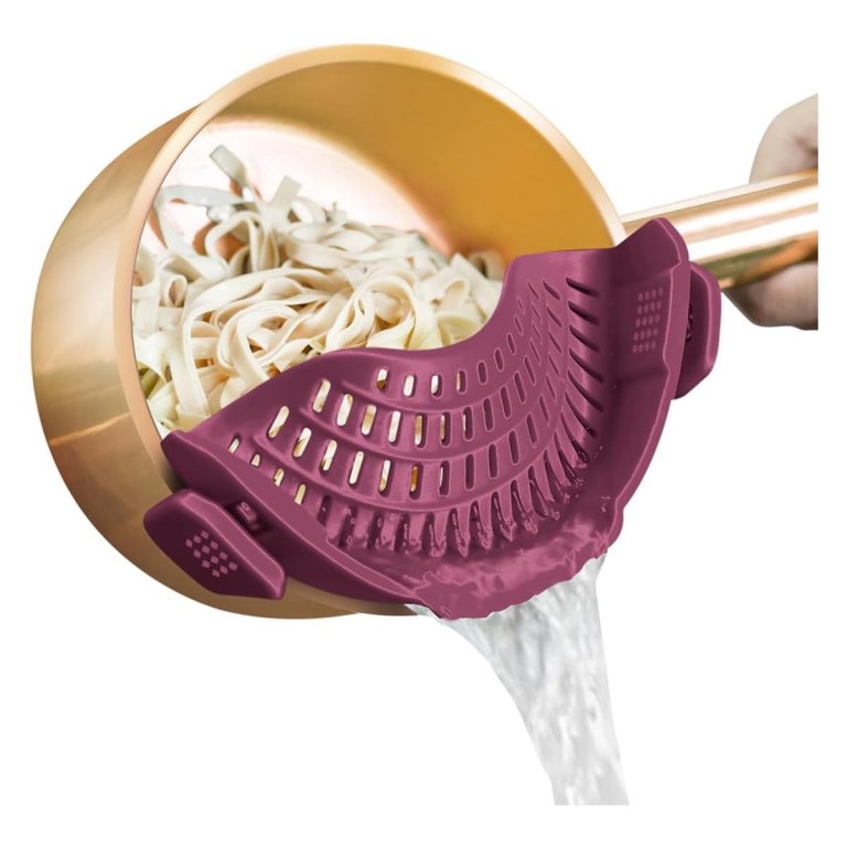 Kitchen Gadget Deals Roundup AUOON Clip-On Silicone Strainer