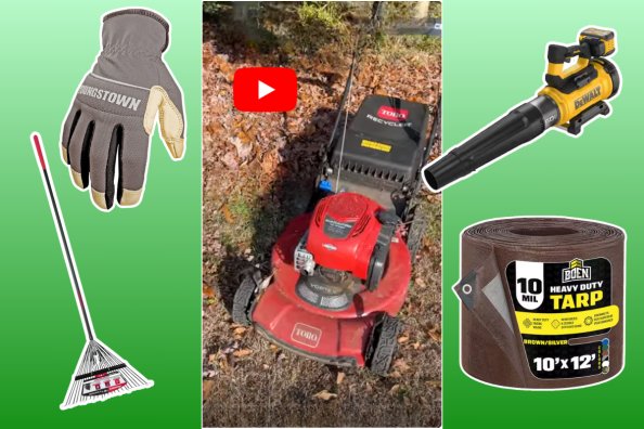 Bob Vila video about the best tools for leaf cleanup.