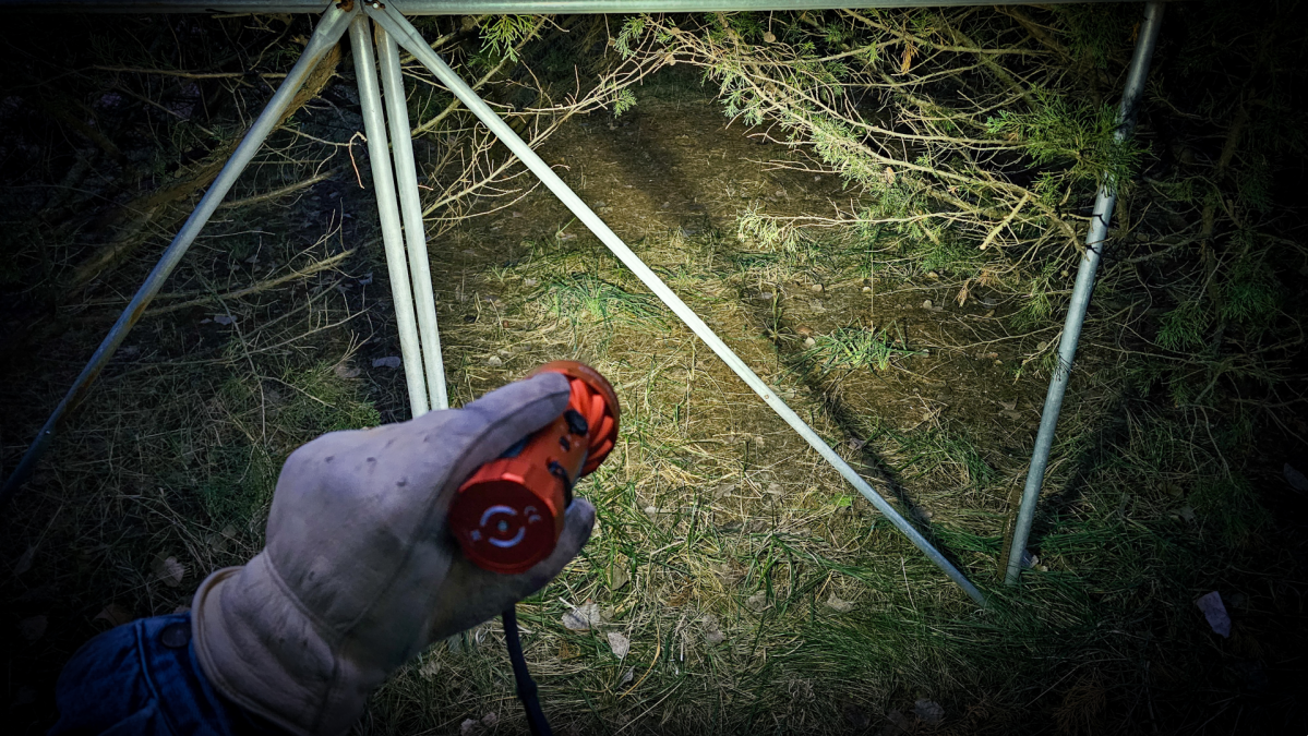 Marauder Mini 2 using broad light for underbrushes