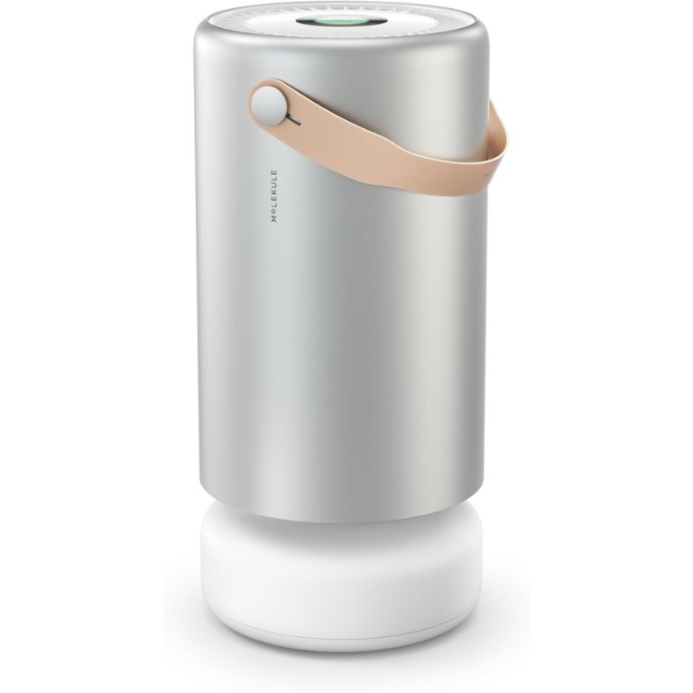 Molekule Air Pro Air Purifier on a white background