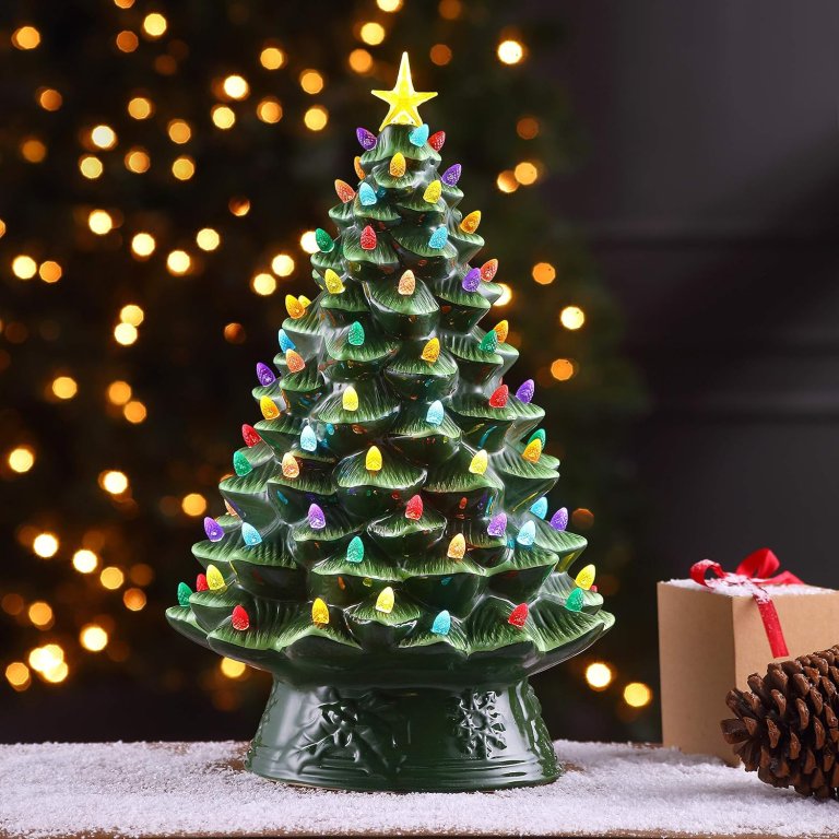 Create a Vintage Christmas for Less: Mr. Christmas Ceramic Tree