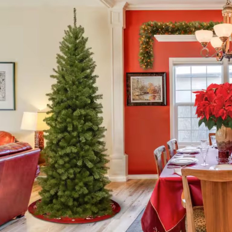 National Tree Co Pencil Tree Clearance: Home Depot Drops Christmas Trees to Clearance Level Prices: Save Over 40% With Prices Starting at $29
