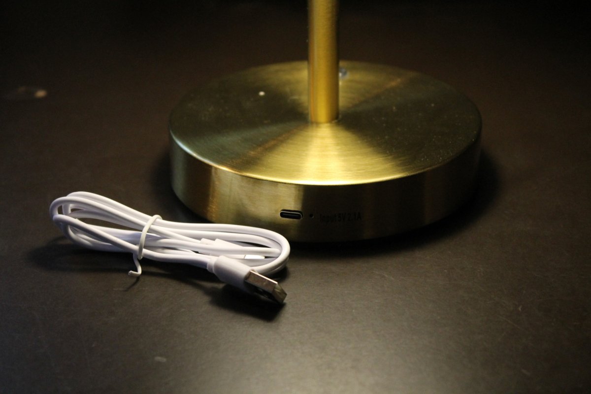 Oneach lamp with charging port and charger