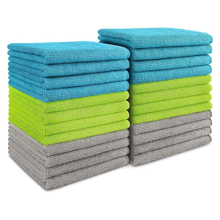 Products to Maintain Your New Tools AIDEA Microfiber Cleaning Cloth 24-Pack