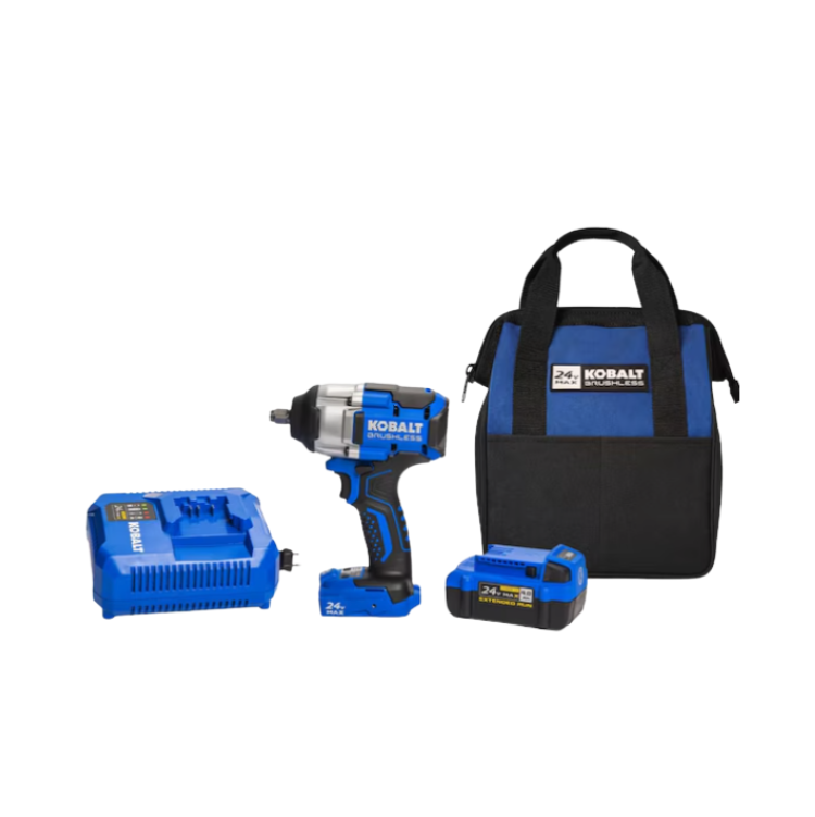 Kobalt 24-volt Variable Speed Brushless 1/2-in Drive Cordless Impact Wrench