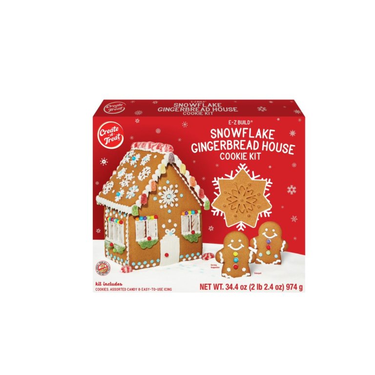 Snowflake Gingerbread House Kit