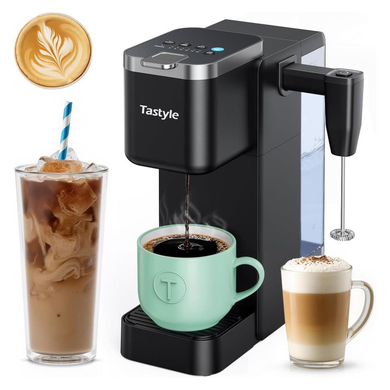 The Best Dual Coffee Maker Deals Tastyle Single-Serve Coffee Maker with Frother