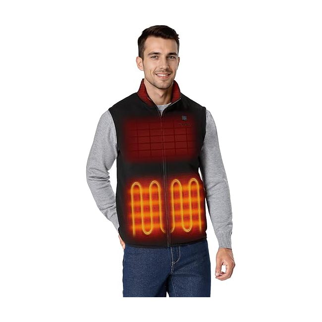 The Best Heated Vest Ororo Men’s Heated Fleece Vest