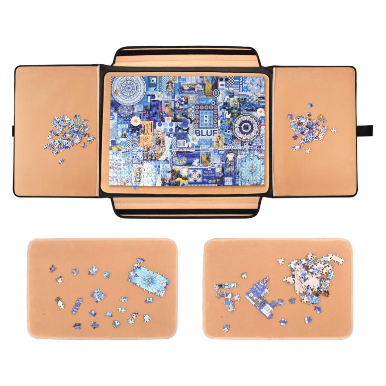 The Best Puzzle Tables All4Jig Portable Puzzle Bag With Sorting Trays