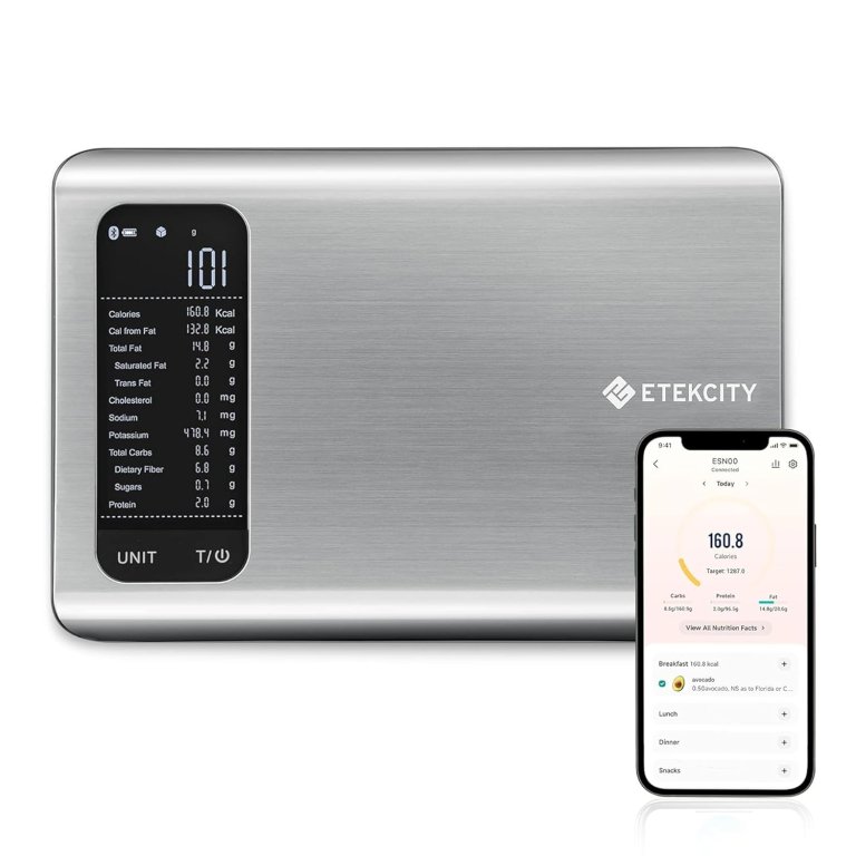 The Best Smart Gadgets for the Kitchen Etekcity Smart Food Kitchen Scale