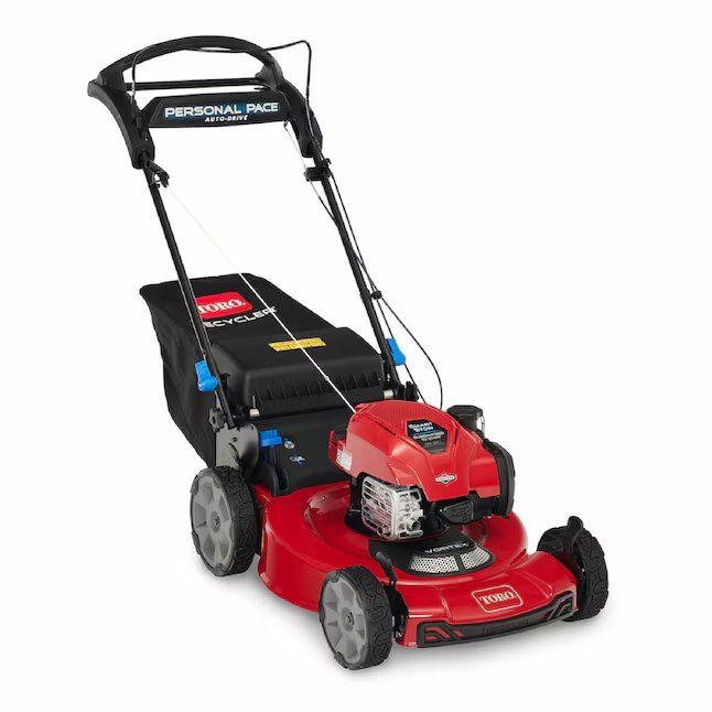 Toro Recycler mulching lawn mower.