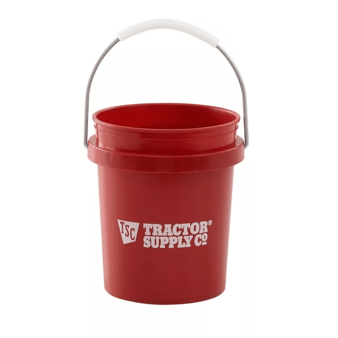 Tractor Supply Co Mini Bucket on white background