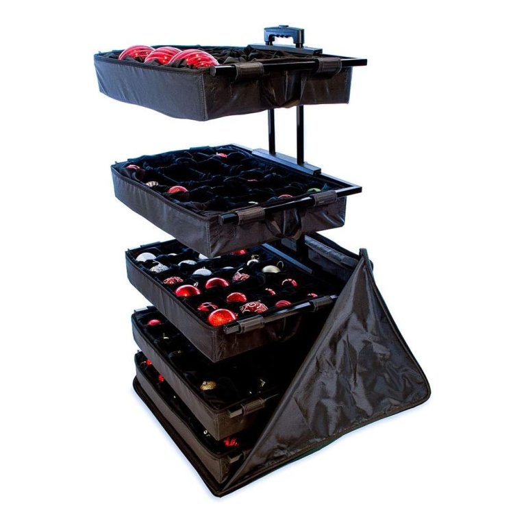 TreeKeeper Adjustable Telescoping Ornament Storage