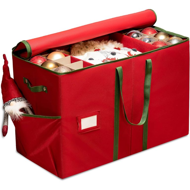 Zober All-in-One Christmas Ornament Storage Box