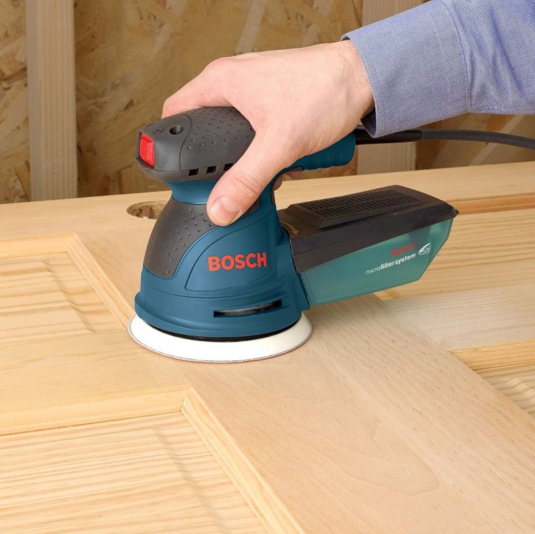 BOSCH ROS20VSC Palm Sander 2.5 Amp 5 In. Random Orbit Sander