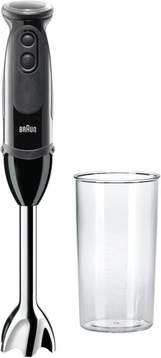 Braun MQ5000 Vario Hand Blender Stick – 21-Speed Handheld Immersion Blender with Turbo Boost, Stainless Steel Blades, SplashControl, EasyClick System, 400W, Hand Blenders for Smoothies