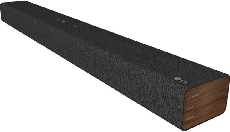 LG SPM2 Sound Bar (Renewed) 2.1 Channel with Built-in Subwoofer on white background