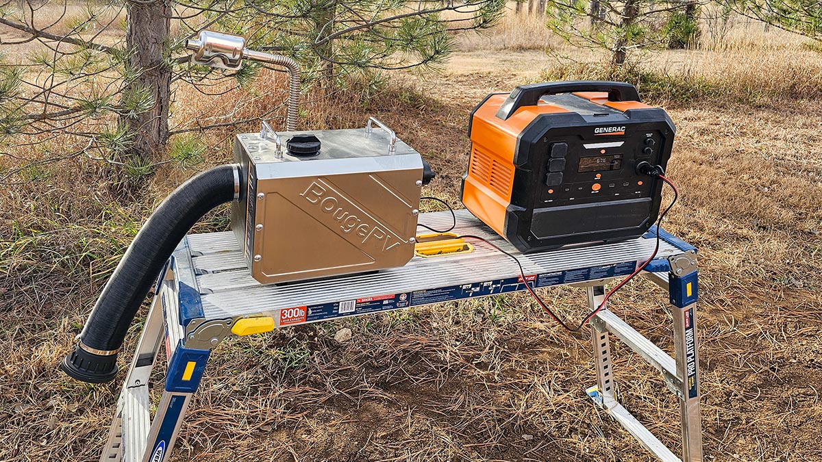 BougeRV Diesel Heater with 12V connection