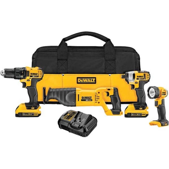 DeWalt Winter BOGO at The Home Depot DeWalt 20V MAX 4-Tool Combo Kit