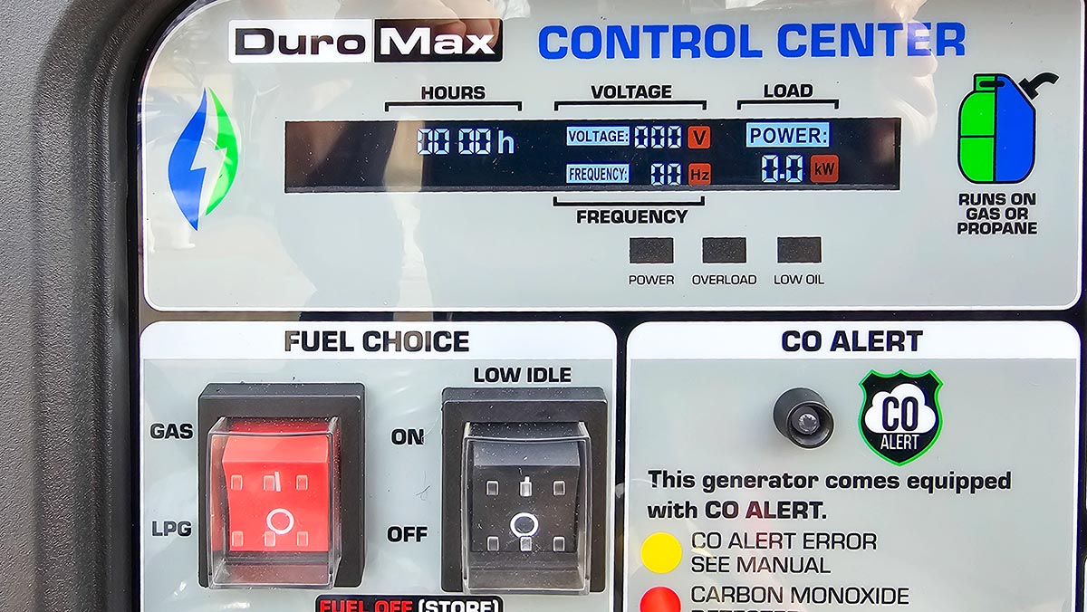 DuroMax Control Center