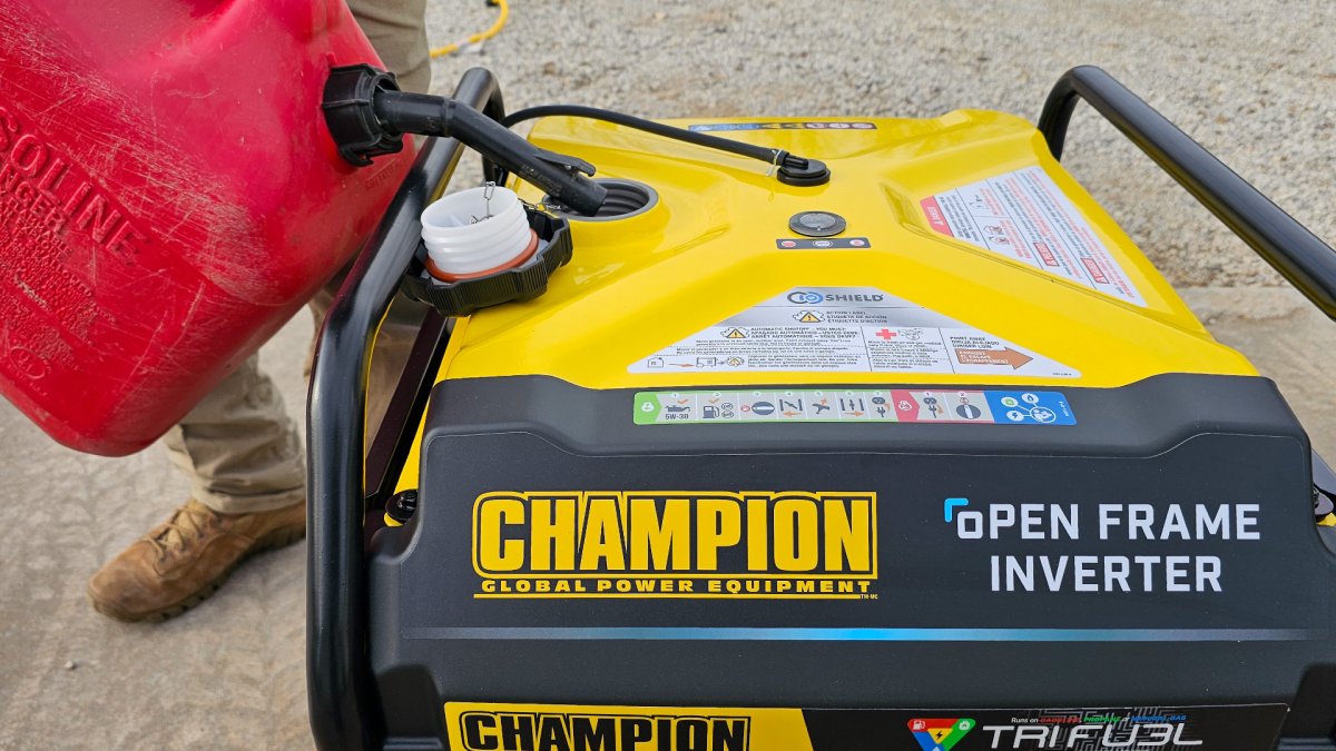 Filling tank of Champion Generator