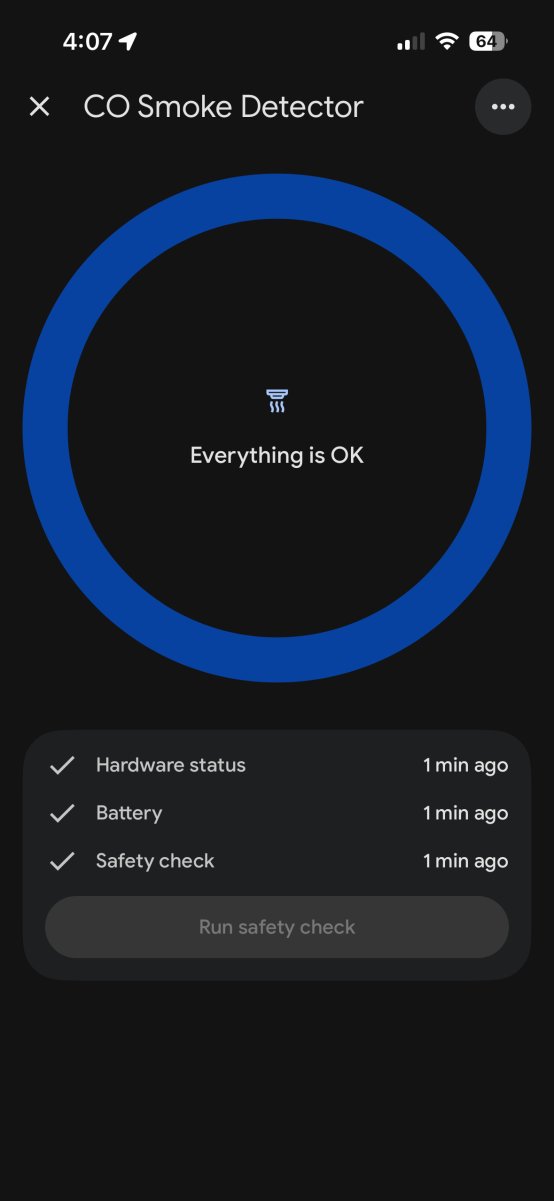 First Alert CO/Smoke Monitor app