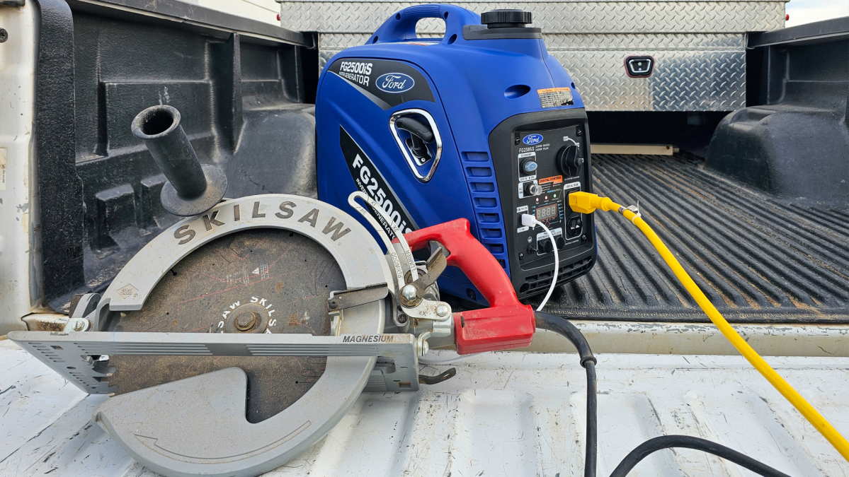 Ford Generator with Circular Saw