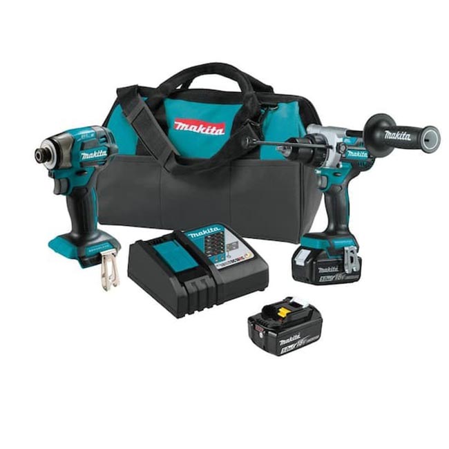 Home Depot Free Makita Tool Makita Brushless Hammer Drill + Impact Driver Combo Kit