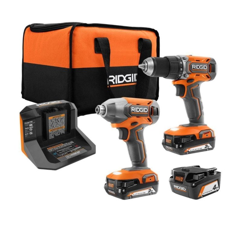 Home Depot Free Ridgid Tool RIDGID 18V Cordless 2-Tool Combo Kit