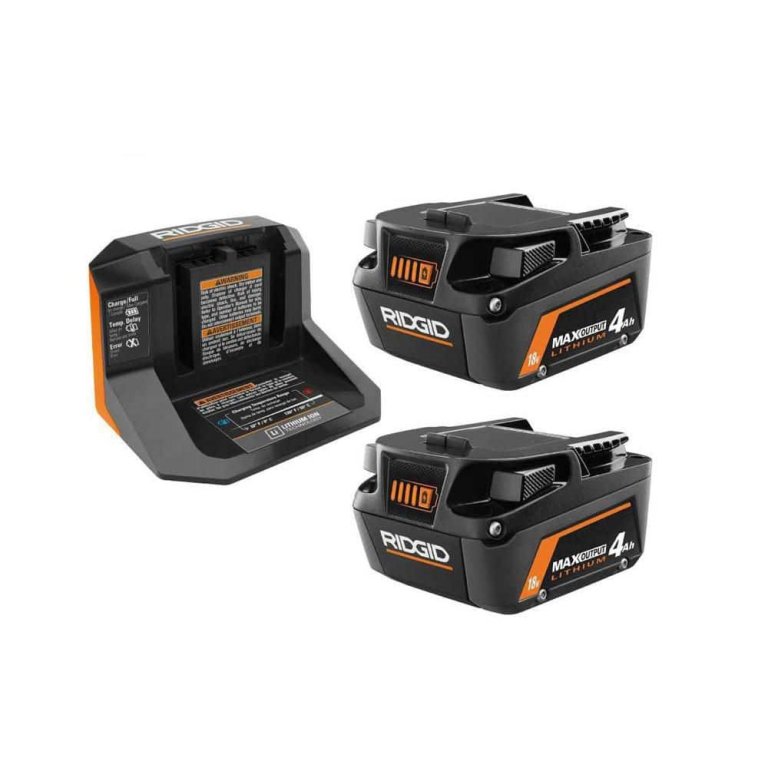 Home Depot Free Ridgid Tool RIDGID 18V MAX Output Starter Kit with (2) 4.0Ah Batteries + Charger