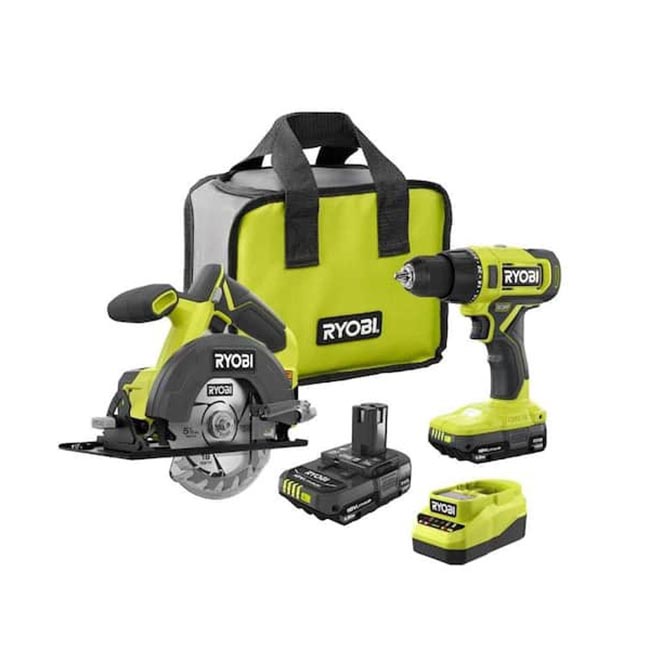 Home Depot Free Ryobi Ryobi ONE+ 18V Drill and Circular Saw Combo Kit