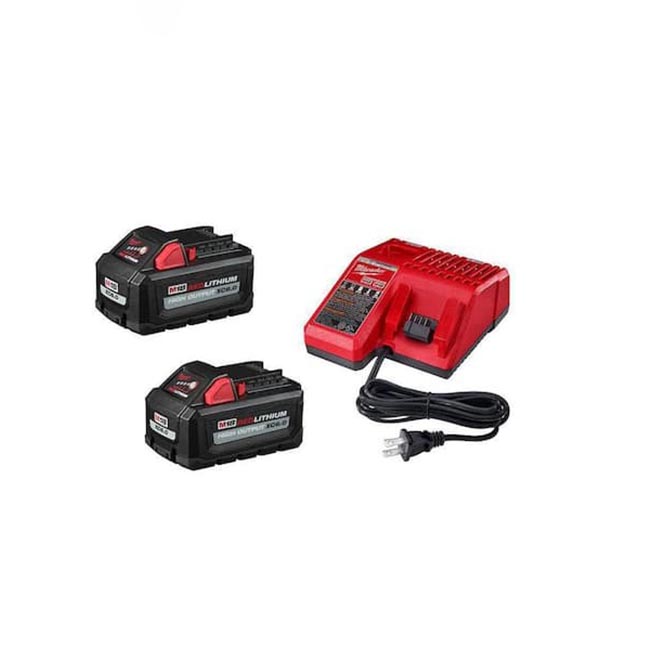Home depot Free Milwaukee Tool Milwaukee M18 High Output Starter Kit (Two 6.0Ah Batteries + Charger)