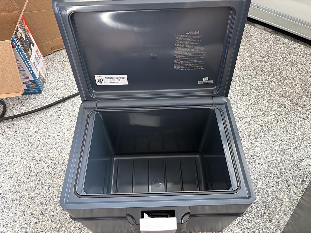 Honeywell safe (out of stock) interior