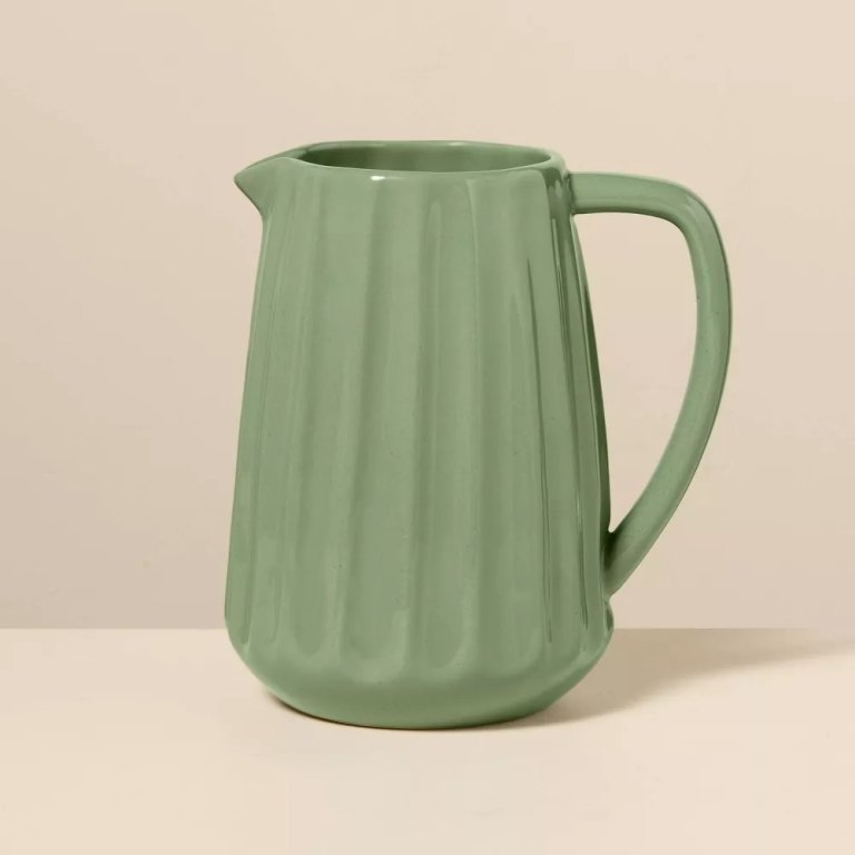 Magnolia's new spring collection Stoneware Beverage Pitcher