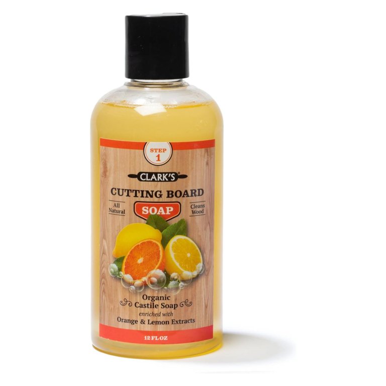 Products You Need to Maintain Your New Wood Cutting Board Clark’s Cutting Board Organic Soap
