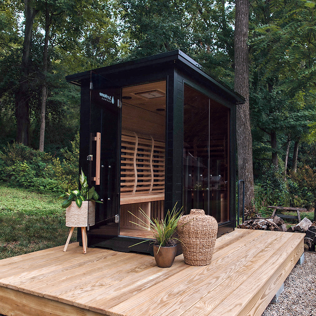 Sun Home Luminar outdoor sauna.