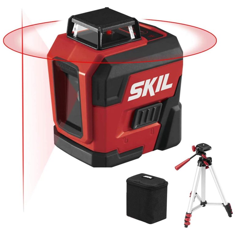 The Best Laser Level Skil 360° Self-Leveling Red Cross-Line Laser