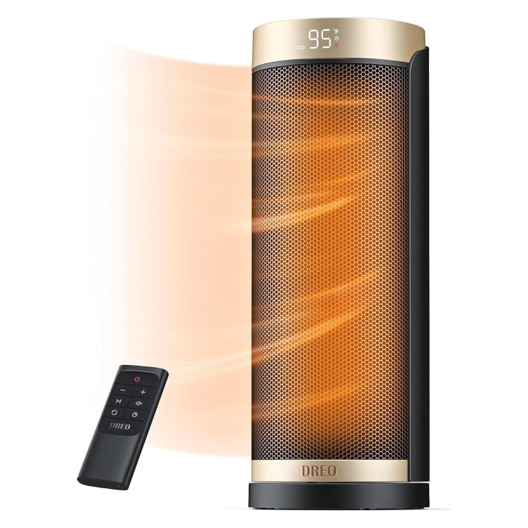 The Best Space Heaters for Basements Dreo Solaris H3 Slim Space Heater