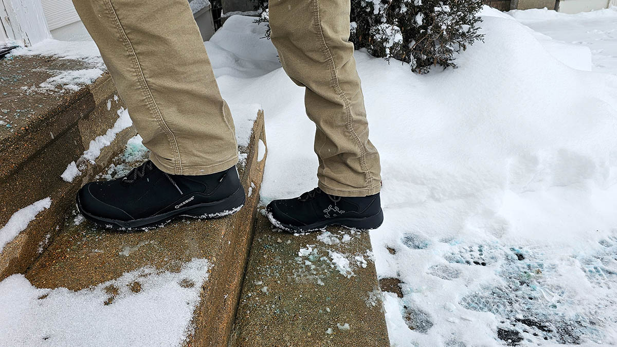 Climbing step in IceBug Pace3